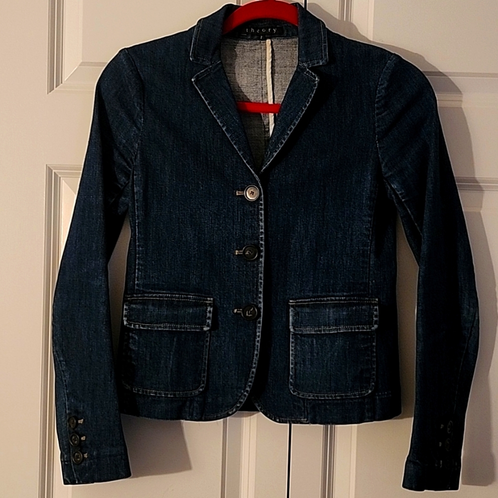 Theory Denim Blazer